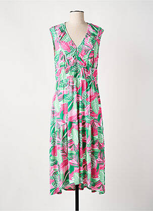 Rochie lungă verde MARBLE femeie