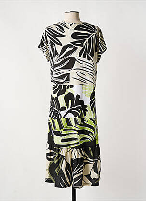 Rochie midi mâneci scurte mâneci scurte negru OLSEN femeie