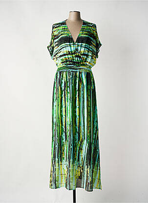 Rochie lungă verde PAZ TORRAS femeie