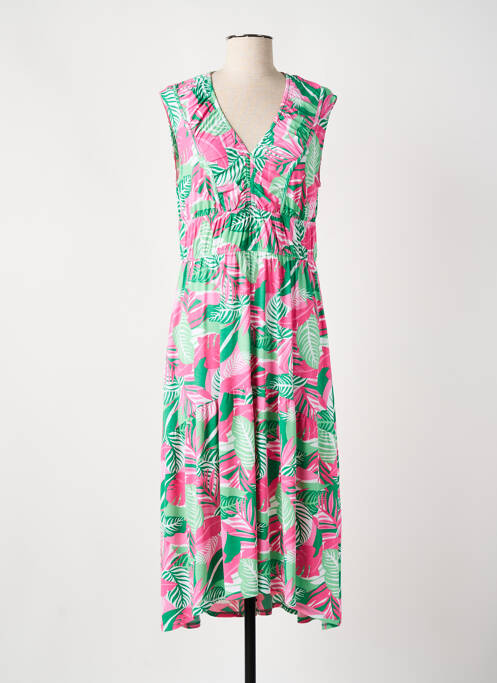 Rochie lungă verde MARBLE femeie