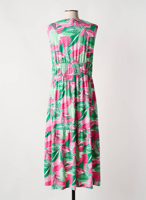 Rochie lungă verde MARBLE femeie