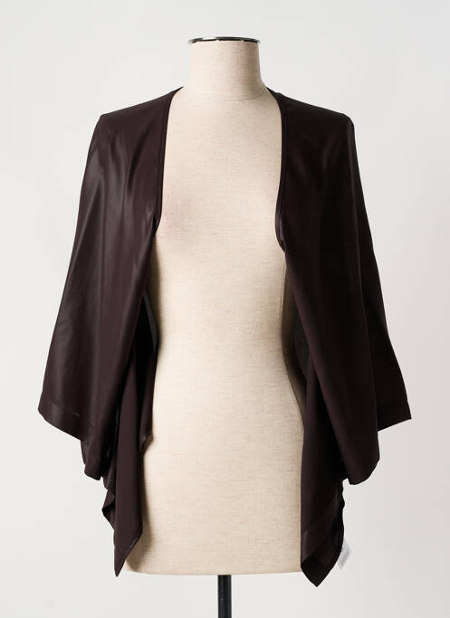 Vestă cu mâneci lungi maro PAZ TORRAS femeie