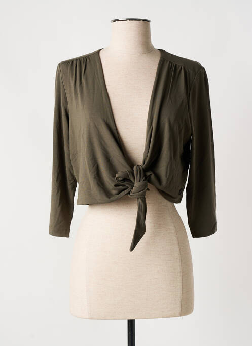 Vestă cu mâneci lungi verde OLSEN femeie