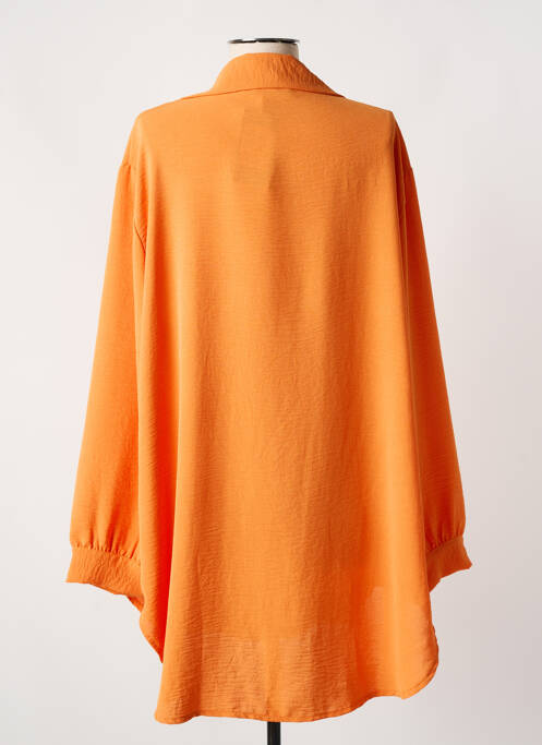 Tunică mâneci lungi portocaliu QUATRE VINGT JOURS femeie