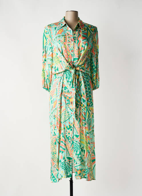 Rochie lungă verde TINTA STYLE femeie