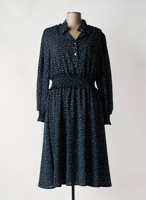 Rochie midi albastru MARBLE femeie