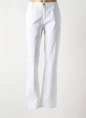 Pantalon drept alb YOULINE femeie