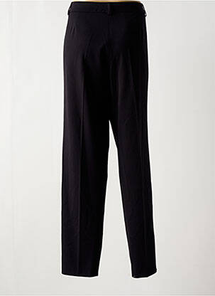 Pantalon drept talie cu cleme mărime normală negru PAZ TORRAS femeie