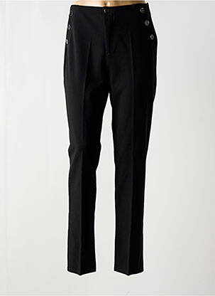 Pantalon slim talie înaltă talie înaltă negru RENATTO BENE femeie