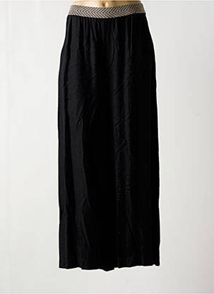 Fustă lungă negru QUATRE VINGT JOURS femeie