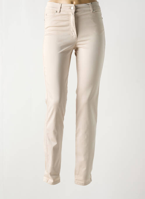 Pantalon slim bej OLSEN femeie