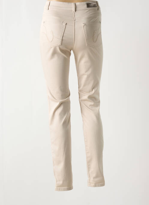 Pantalon slim bej OLSEN femeie