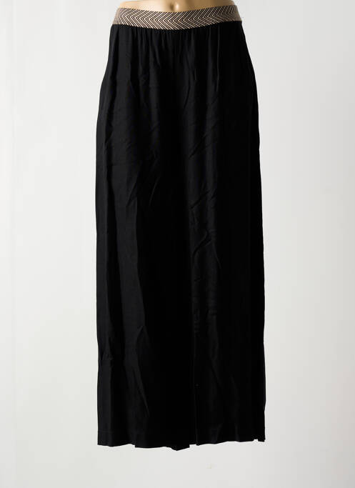 Fustă lungă negru QUATRE VINGT JOURS femeie