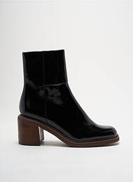 Botine/ghete vârf rotund toc de 4 la 6 cm negru MAM'ZELLE femme
