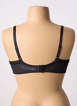 Sutien efect material satinat top sutien modelat negru PASSIONATA femeie