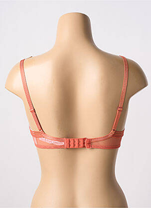 Sutien efect material satinat top sutien modelat portocaliu PASSIONATA femeie