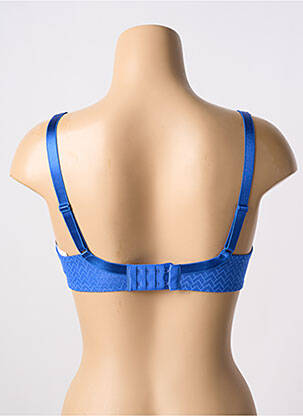 Sutien efect material satinat top sutien modelat albastru PASSIONATA femeie
