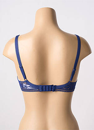 Sutien efect material satinat top sutien modelat albastru PASSIONATA femeie