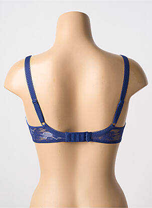 Sutien efect material satinat top sutien modelat albastru PASSIONATA femeie