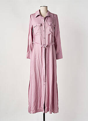 Rochie lungă mâneci lungi mâneci lungi violet LUMINA femeie