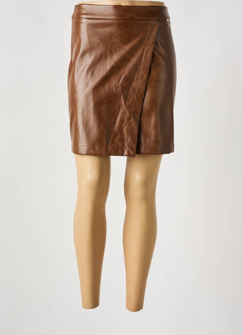 Fustă scurtă maro PDK femeie