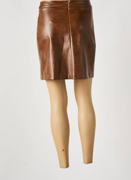 Fustă scurtă maro PDK femeie