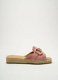 Espadrile nubuc toc plat până la 3 cm roz MAYPOL femeie