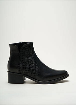 Botine/ghete material neted toc de 4 la 6 cm negru MYMA femeie