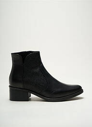 Botine/ghete material neted toc de 4 la 6 cm negru MYMA femme