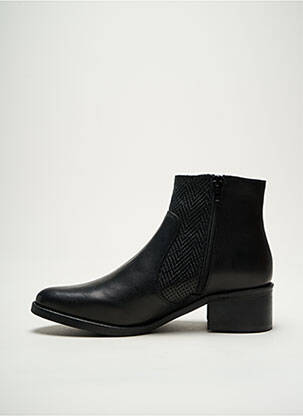 Botine/ghete material neted toc de 4 la 6 cm negru MYMA femeie