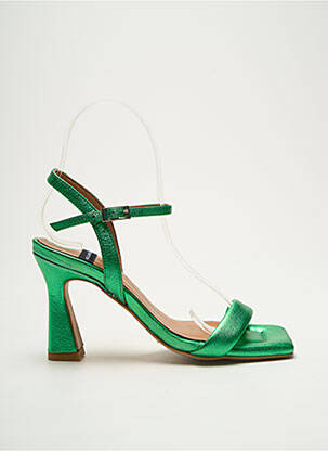 Sandale/Pantofi decupați verde ANGEL ALARCON femeie