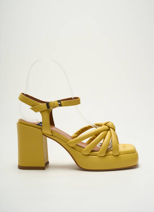 Sandale/Pantofi decupați galben ANGEL ALARCON femeie