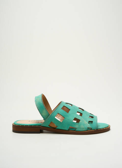 Sandale/Pantofi decupați verde LITTLE ...LA SUITE femeie