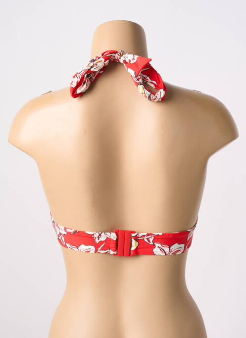 Sutien de costum de baie bretele elastice top sutien push-up portocaliu AUBADE femme