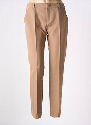 Pantalon chino buzunare talie înaltă maro SIGNE NATURE femeie