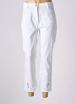 Blugi cu croială slim alb DEVERNOIS femeie