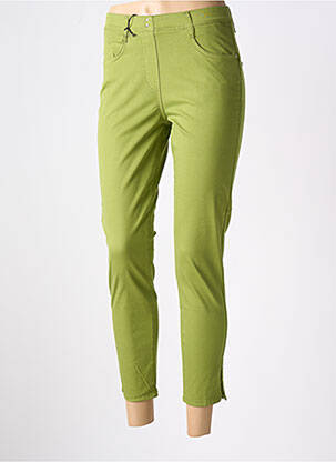 Jegging țesătură poplin mărime normală verde EAST DRIVE femeie