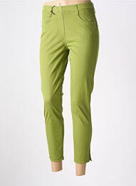 Jegging țesătură poplin mărime normală verde EAST DRIVE femme