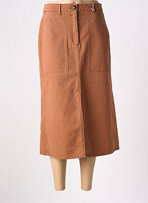 Fustă lungă maro MAT DE MISAINE femeie