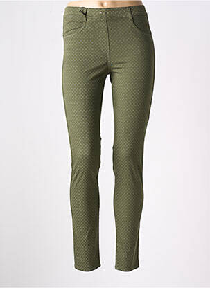 Jegging țesătură poplin mărime normală verde EAST DRIVE femeie