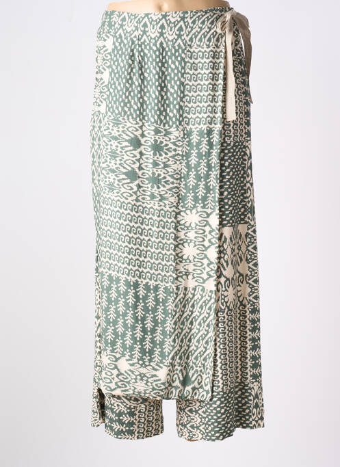 Pantalon trei sferturi verde GUITARE femeie