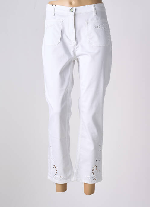 Blugi cu croială slim alb DEVERNOIS femeie
