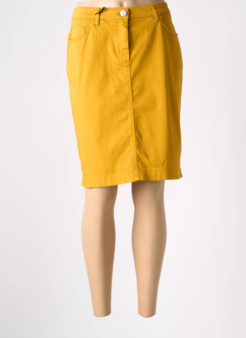 Fustă midi galben EAST DRIVE femeie