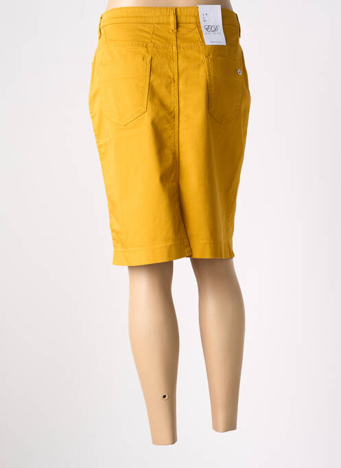 Fustă midi galben EAST DRIVE femeie