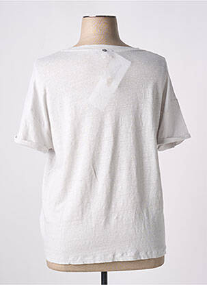 Tricou serigrafie mâneci scurte gri MAT DE MISAINE femeie