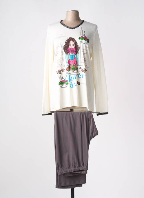 Pijama gri SENORETTA femeie