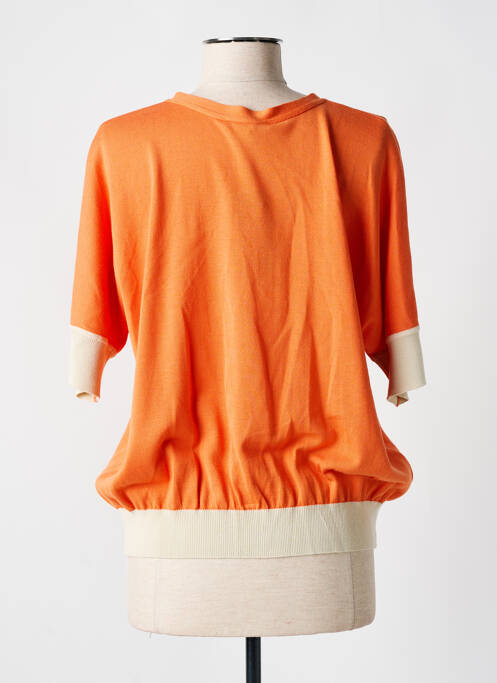 Vestă cu mâneci scurte portocaliu DEVERNOIS femeie