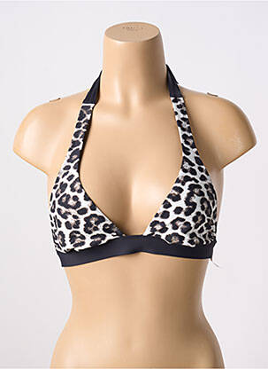 Sutien de costum de baie elasticitate top triunghiuri bej AUBADE femeie