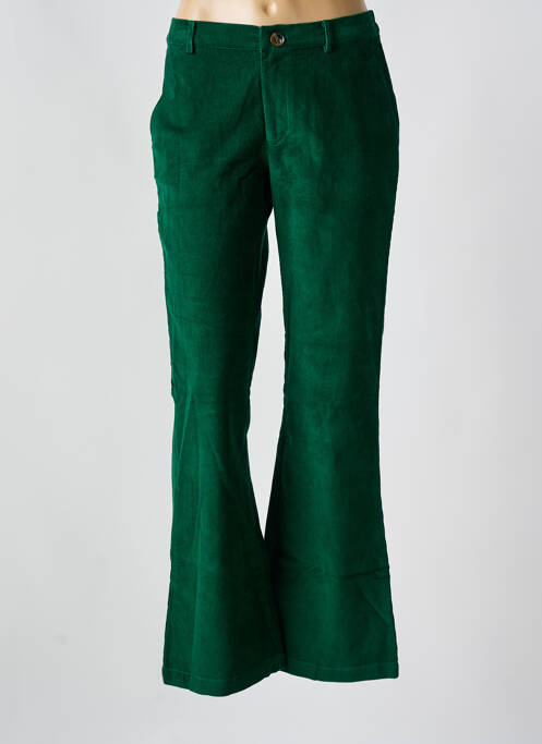 Pantalon larg verde STORIATIPIC femeie