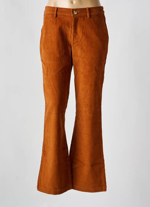 Pantalon larg maro STORIATIPIC femeie